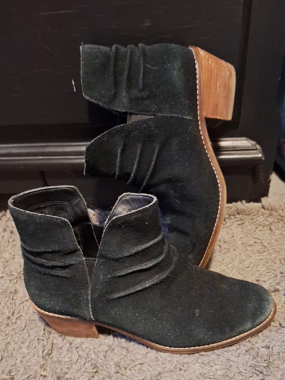 Genuine Suede Booties Cole Haan